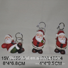 Christmas santa claus ceramic card holder